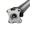 Black metal universal joint with silver flange and four bolt holes on the back side of ford f150 drive shaft 2006 v8