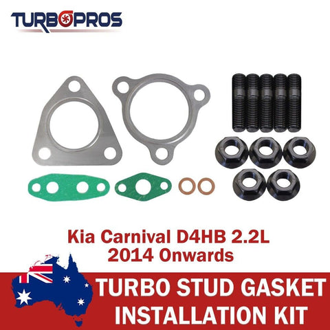 Kia Carnival D4HB 2.2L 2014- Turbo Charger Installation Stud & Gasket Kit