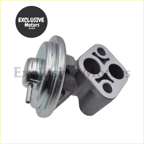 Silver metallic egr valve with circular flange and bolt holes for mitsubishi pajero triton 6g72 6g74 engines