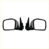 Electric door mirror lh for toyota hilux 4wd black plastic side view mirrors with glossy finish and rectangular glass