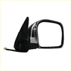 Electric door mirror lhs for toyota hilux 4wd 1997-2005 with black and chrome sleek rectangular reflective surface