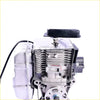 Silver engine assembly block with black handle and cooling fins for redmax ebz8500 backpack leaf blower