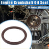 Brown rubber engine crankshaft oil seal with circular design and notched edge for toyota 4runner 2003-2019