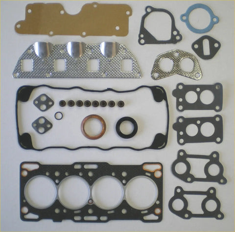 Black and silver engine head gasket set with seals and o-rings for Suzuki SJ410 Jimny Samurai engine maintenance