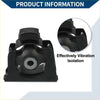 Black plastic engine motor mount with central metallic ring for vibration isolation fit toyota rav4 2.5l 2013-2018