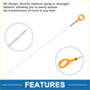 Engine oil dipstick for toyota 4runner 3.4l 6 cyl orange handle with metal rod and circular loop at the top