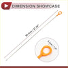 Orange plastic handle engine oil dipstick with long slender metal rod for toyota fj cruiser 6 cyl 4.0l 2007-2010