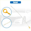 Yellow plastic handle engine oil dipstick with long metal rod and yellow tip for toyota tundra sr 40l 2000-2023