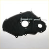 Black plastic engine timing chain belt cover with ribbed texture and mounting holes for toyota hilux ln80-ln106