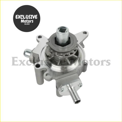 Silver metallic engine vacuum pump assembly with central hex bolt and mounting flanges for nissan yd25 dci 2005+