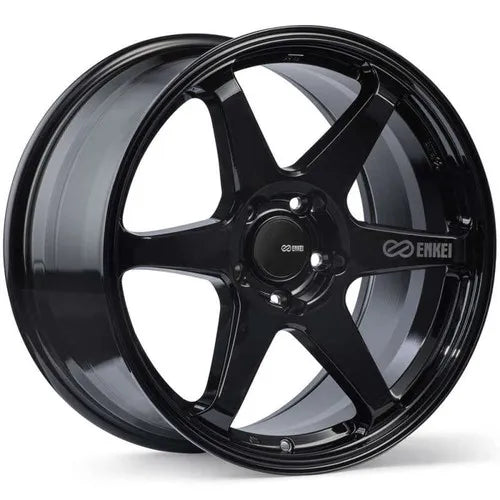 Enkei 539-885-8045BK T6R 18x8 45mm Offset 5x100 Bo | Kren Offroad NZ