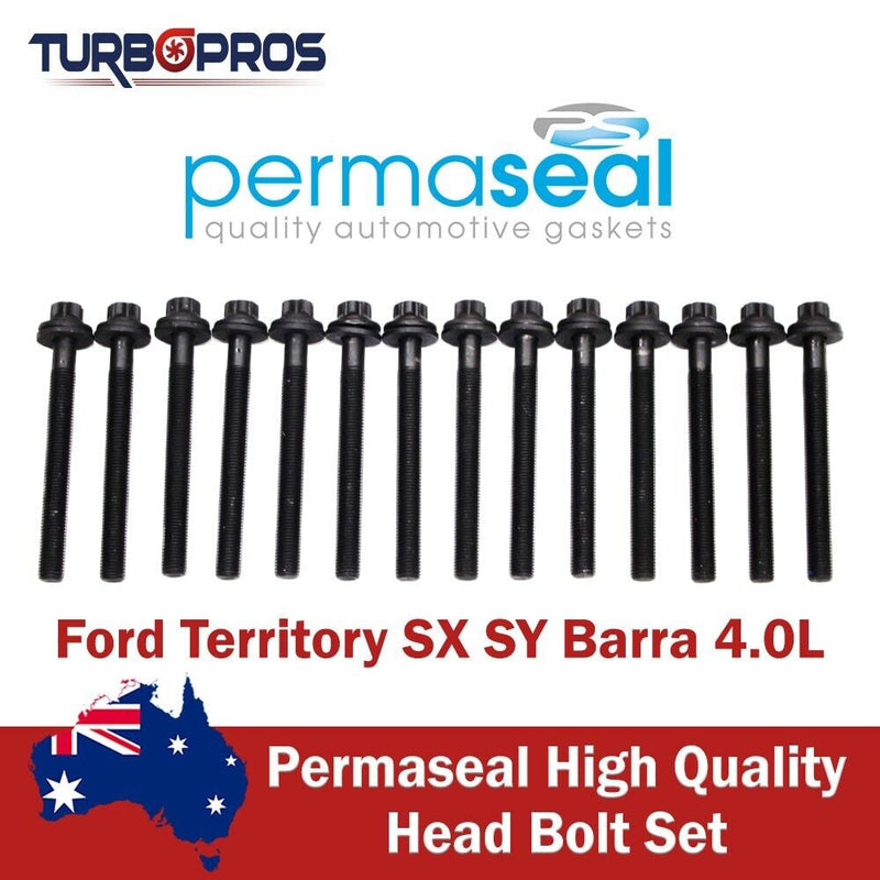 Ford Territory SX SY Barra 4.0L Permaseal Head Bolt Set