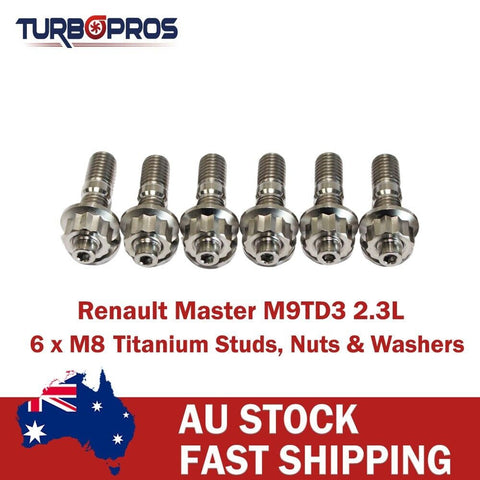 Renault Master M9TD3 2.3L Titanium Turbo Charger Stud Kit