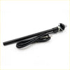 Black fender antenna with coiled cable and metallic connector for Mazda B2000 B2200 B2600 Bravo 85-88 98-99 back side view
