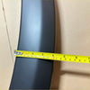 Black matte-finish fender flare with smooth curved profile for isuzu d-max 2012-2016 oem style 4-inch