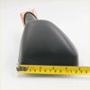 Back of black rubberized fender mirror lh with copper metal bracket for nissan datsun ute b120 b121 620 720 1971-1994