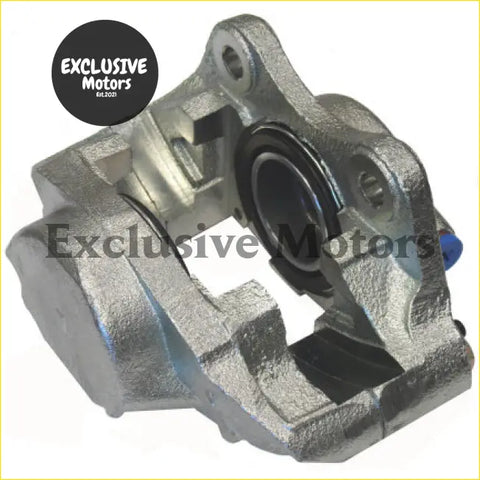 Silver metallic ford escort and capri m16 brake caliper with cast metal finish and visible mounting holes
