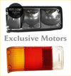 Black plastic ford escort mk2 tail light lens and backing with two clear and one red amber section new reproduction