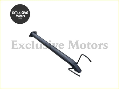 Black metal roof rack bar with curved hooks on each end for ford ranger px3 muffler delete exhaust system