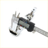 Digital caliper with black lcd display and chrome metal jaws measuring fr outer door handle for mitsubishi triton l200