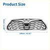 Front bonnet bumper grille for toyota highlander 2020-2022 with chrome finish and sleek honeycomb mesh pattern