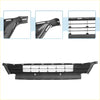 Black plastic front bonnet bumper grille for toyota rav4 le 2016-2018 with horizontal slats and mounting tabs
