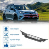 Black plastic front bonnet bumper grille for toyota rav4 le 2016-2018 showing front side of the grille