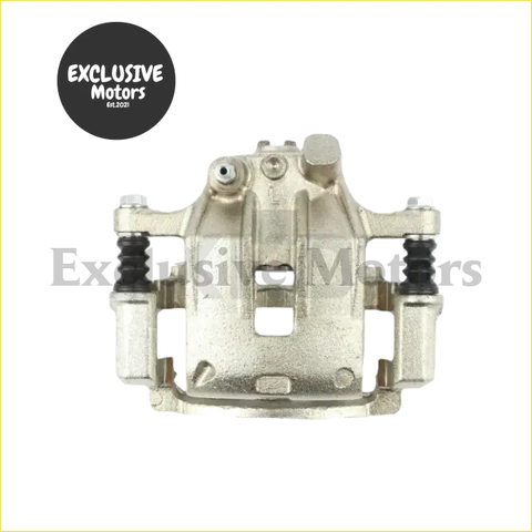 Silver metallic front brake caliper kit with black rubber bushings for nissan navara pickup d21 td25 1985-2022