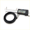 Black rubber gasket being measured with digital caliper for front brake caliper rex2 kit toyota hilux revo 2wd
