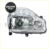 Front bumper headlight turn signal lamp for nissan x-trail t31 with clear plastic assembly circular bulb housing and reflector