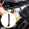Black plastic headlight bezel trim showing back side for front bumper support bracket toyota sienna 2011-2020