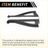 Black plastic side mirror arm brackets showing the back for front bumper support on toyota tacoma 2005-2015