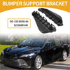Black plastic front bumper support bracket for toyota vios belta gen3 2013-2016 shown from the back side