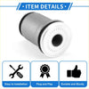Front control arm suspension bushing for toyota deliboy lite townace silver metal with white rubber seal and black lining