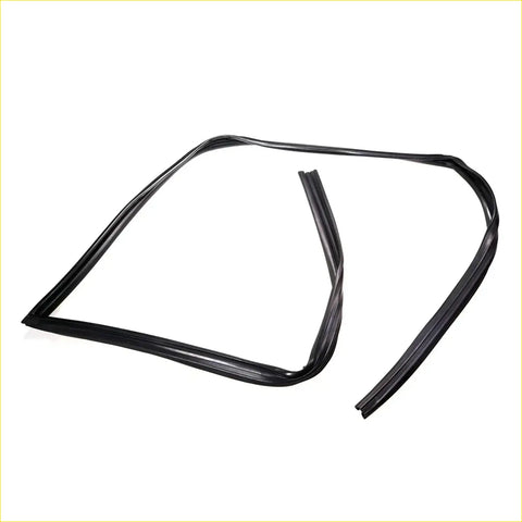 Black rubber front door glass run channel seal strip for mitsubishi triton l200 strada 1996-2006