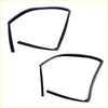 Black rubber front door glass run channel vent seals for nissan datsun d21 1986-1997 automotive use