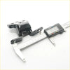 Black metal front door hinge lh upper lower for mazda capella 626 85-87 with digital caliper measuring length