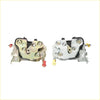 Front door lock latch set for nissan navara d21 king cab with two metallic latches one red lever one yellow lever