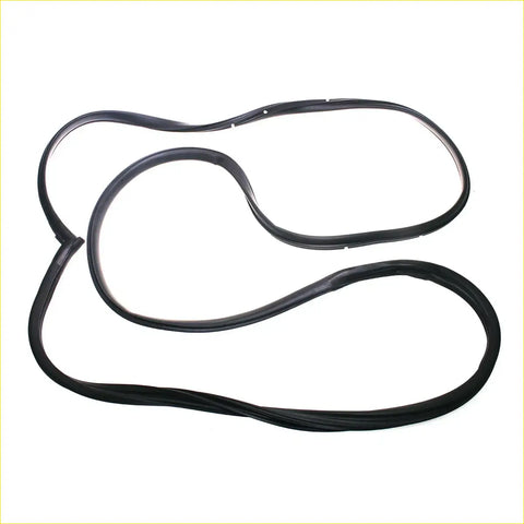 Black rubber front door weatherstrip seal for Mitsubishi Triton l200 Strada extended automotive window frames