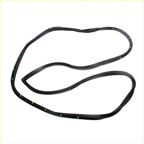Front door weatherstrip for mazda familia 323 glc hatchback black rubber with green dots along its length