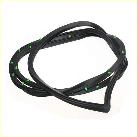 Front door weatherstrip for mazda familia 323 mr90 glc fa4 black rubber with green plastic tabs for easy installation
