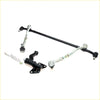 Front end steering linkage rebuild kit for nissan navara 1997-2001 with black and silver metal components