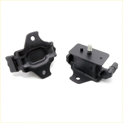 Front engine mount set for toyota hilux 4d black rubber with metal bolt and mounting plate from 2015 to 2023