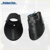 Black plastic side mirror housing cover shown from the back for toyota tacoma front fog light grille trim 2005-2011