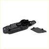 Black plastic front inside door handle mechanism with cover for rhs mazda bt50 pro up ur xtr 4wd shown from back side