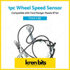 Front left abs wheel speed sensor with black coiled wire and metal brackets for ford ranger pj pk 2.5l
