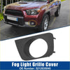 Black plastic front left fog light grille cover trim for toyota 4runner 2006-2009 visible from front side