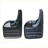 Front black plastic mudflap for toyota hilux kun26 with textured surface and three horizontal ridges