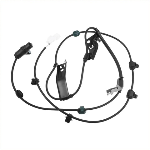 Black front right abs wheel speed sensor harness for toyota hilux vigo with molded plastic connectors and metal brackets