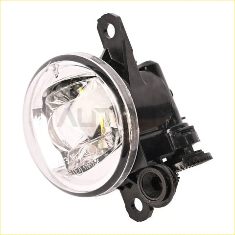 Front right side bumper fog light driving led lamp for ford bronco with black plastic and clear lens showing led bulb